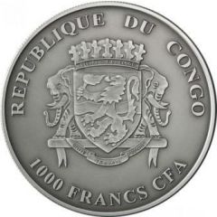1000 Francs CFA Zebra