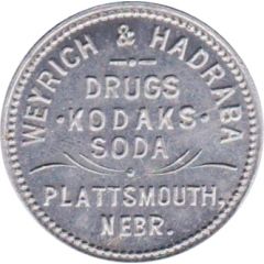 50 Cents - Weyrich and Hadraba Plattsmouth, Nebraska