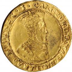 1 Double Crown - Charles I 1st Coinage