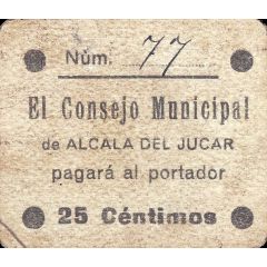 25 Céntimos Alcalá del Júcar