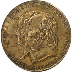 Token - John Quincy Adams & Louisa Adams Eagle and Caravan