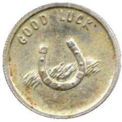 Token - Christmas Pudding - Good Luck Miscellaneous Token