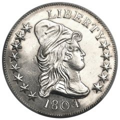 10 Dollars `Plain 4 Silver` Pattern
