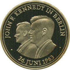 Medal - 40 Jahre Bundesrepublik Deutschland John F. Kennedy in Berlin