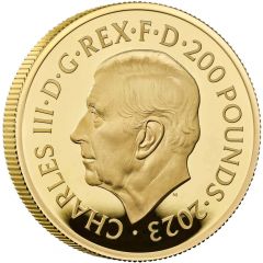 200 Pounds - Charles III Charles I, Gold Proof