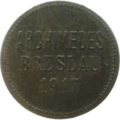 100 Pfennigs - Breslau Archimedes
