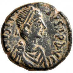5 Nummi - Justinian I Antioch, Tyche