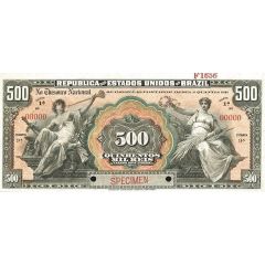 500 Mil Réis Thesouro Nacional, 9th. Print