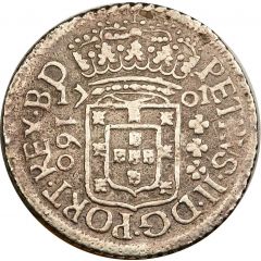 160 Réis - Pedro II Rio de Janeiro and Pernambuco Mints