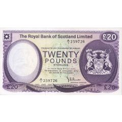 20 Pounds Royal Bank of Scotland