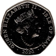 50 Pence - Elizabeth II Tinker Bell, colourised version