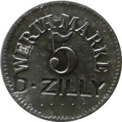 5 Pfennig - Zilly D - Zilly