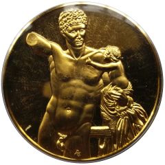 Medal - Art treasures of Ancient Greece Hermes and the Infant Dionysos