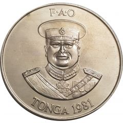 2 Pa`anga - Taufa`ahau Tupou IV FAO