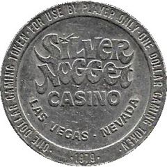 1 Dollar Gaming Token - Silver Nugget Casino Las Vegas