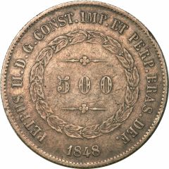500 Réis - Pedro II