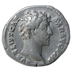 Denarius - Marcus Aurelius TR POT II COS II, Fides