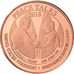 1 oz Copper Peace Talks 2018