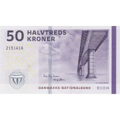 50 Kroner Danish Bridges and Antiquities