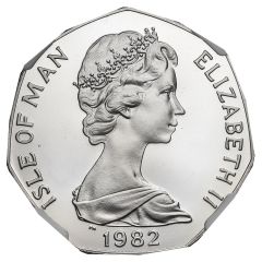 50 Pence - Elizabeth II Christmas, Platinum Proof