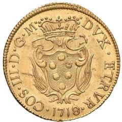 Demi pezza d`oro della rosa - Cosimo III