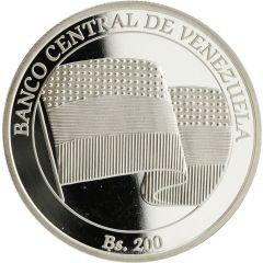 200 Bolívares Francisco de Miranda, Silver
