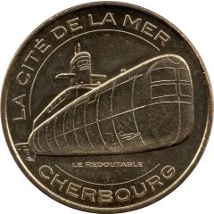 Monnaie de Paris Tourist Token - Cherbourg La Cité de la Mer - Le Redoutable