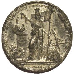 Médaille - Paris, les journées révolutionnaires de février de 1848