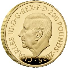 200 Pounds - Charles III The Waterloo Medal - Victory; Gold Proof