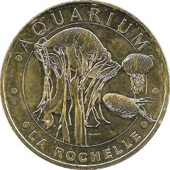Monnaie de Paris Tourist Token - La Rochelle Aquarium - Les Méduses striées