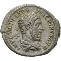 Denarius - Macrinus P M TR P II COS P P, Annona