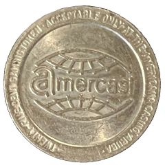 25 Cent Token - Americana Casino Aruba Palm Beach