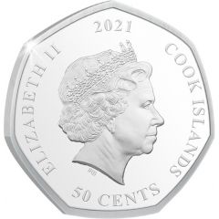 50 Cents - Elizabeth II Hogwarts Crest