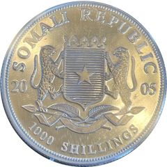 1000 Shillings Elephant