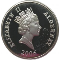 5 Pounds - Elizabeth II Queen Elizabeth I, Silver Proof Issue