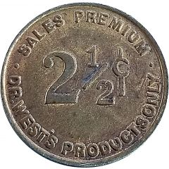 2 1/2 Cents - Dr. West`s Products Chicago, Illinois