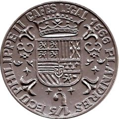 Cafes Legal 1/5 Ecu Philippe II Flandres 1566