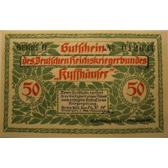 50 Pfennig Deutscher Reichskriegerbund Kyffhäuser
