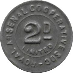2 Pence - Royal Arsenal CSL
