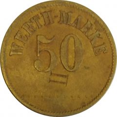 50 Pfennig Werth-Marke, Countermarked `II`