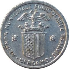 Token - Bergamo Funicular and Tram Bergamo, Italy