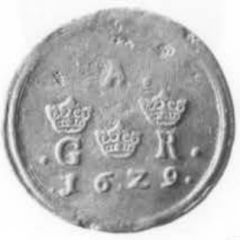 1 Öre - Gustav II Adolf Säter Mint, Type II