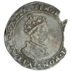 1 Shilling - Edward VI 2nd period, 1st issue