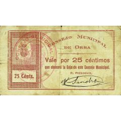 25 Céntimos Orba