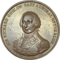 Medal - Sir Richard Onslow, Battle of Camperdown