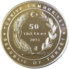 50 Lira 90th Anniversary of the Republic