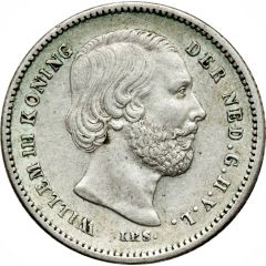 25 Cents - Willem III