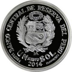 1 Nuevo Sol 125 years Banco de Crédito del Perú