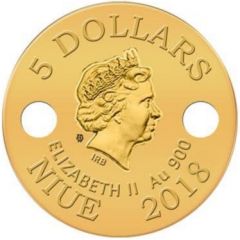 5 Dollars - Elizabeth II Aquarius