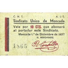 10 Céntimos Moncada